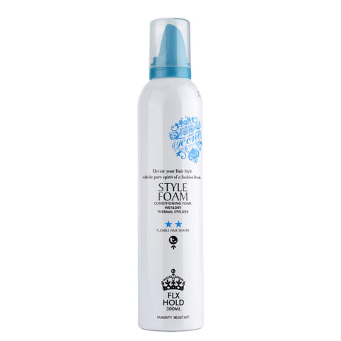 Tecna LMZ Stylish Style foam Blue conditioning foam 300ml - provides body and hold