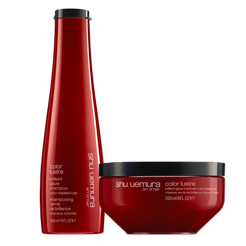 Shu Uemura Color Lustre Brilliant Glaze Shampoo 300ml Masque 200ml