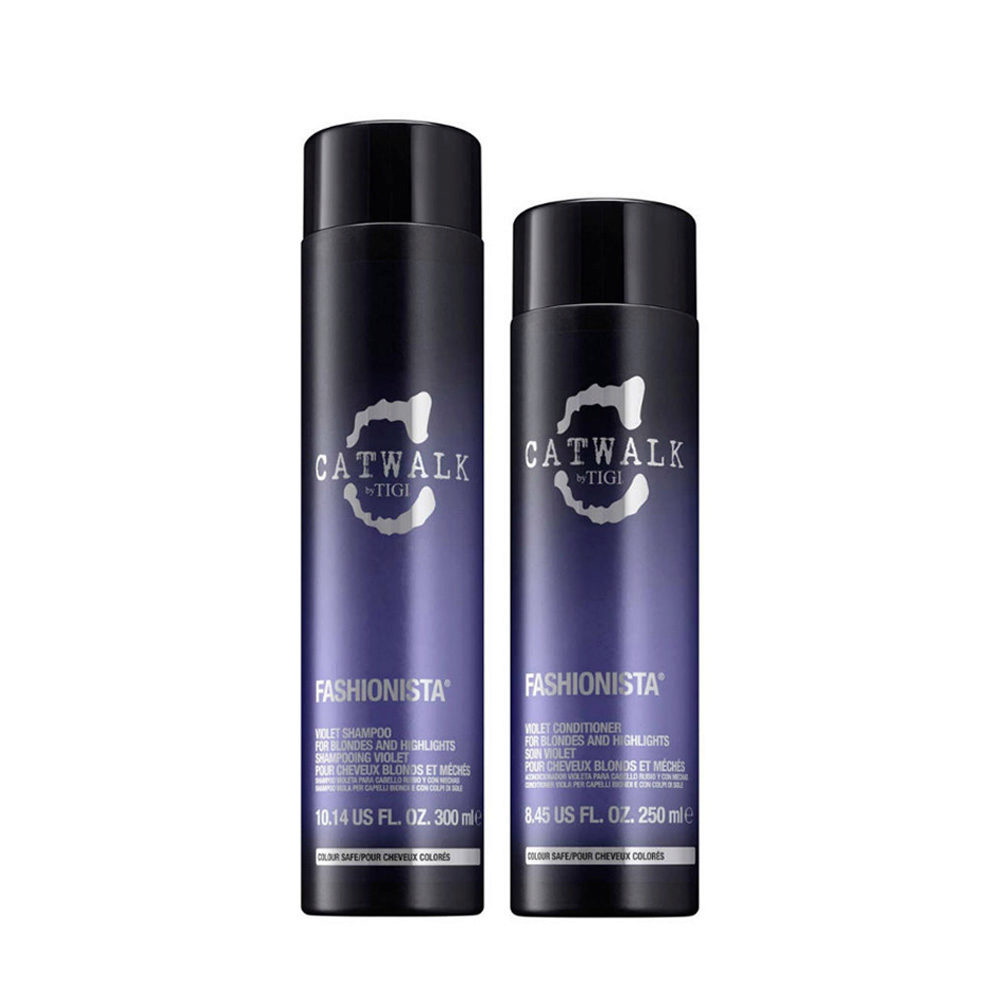 motor Ende Berigelse Tigi Catwalk Fashionista Violet kit shampoo 300ml conditioner 250ml | Hair  Gallery