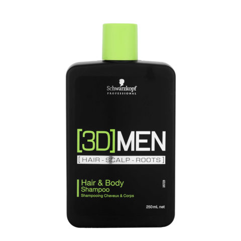 Schwarzkopf [3D]men Care Hair&Body Shampoo 250ml