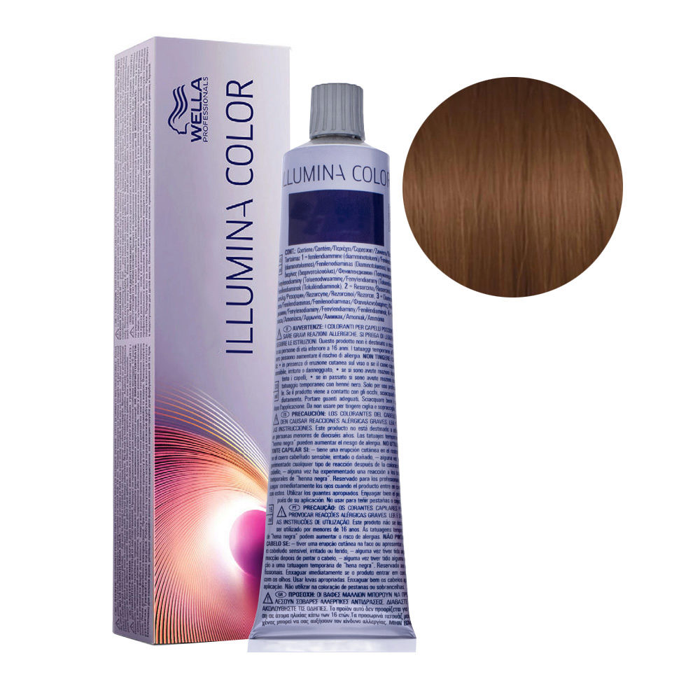 Wella Illumina Color 6/37 Dark Golden Sand Blonde 60ml - permanent colouring