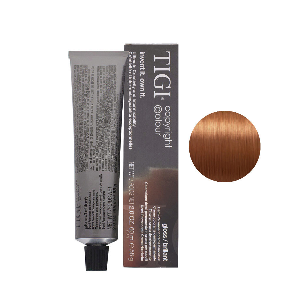 5/4 Light copper brown Tigi Gloss 60ml