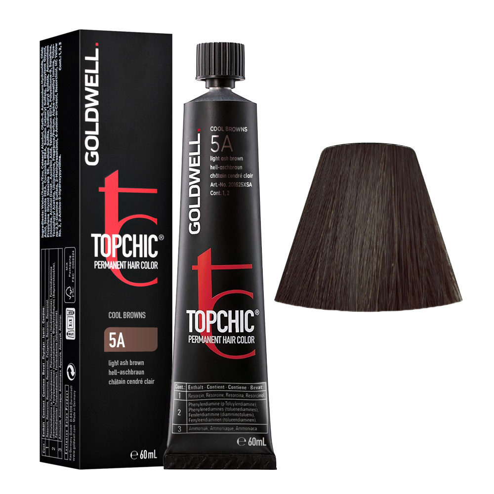 5A Light ash brown Goldwell Topchic Cool browns tb 60ml