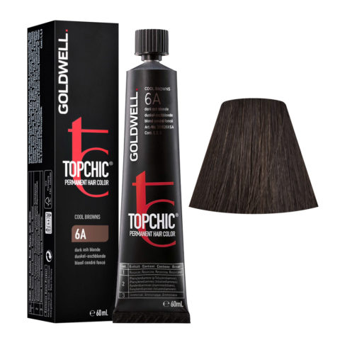 6A Dark ash blonde Goldwell Topchic Cool browns tb 60ml