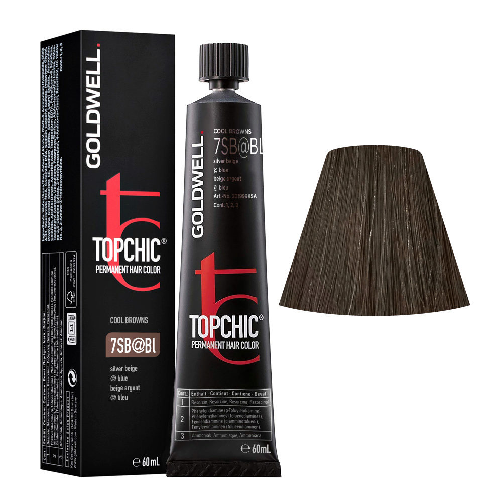 6SB Silver brown Goldwell Topchic Cool browns tb 60ml