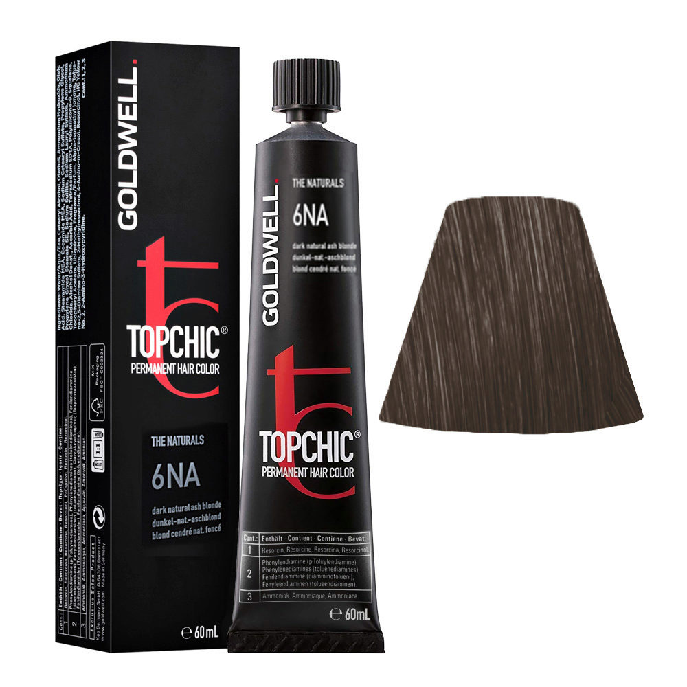 6NA Dark natural ash blonde Goldwell Topchic Naturals tb 60ml