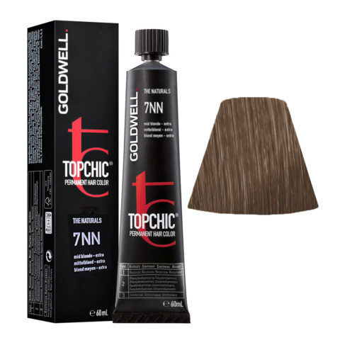 7NN Mid blonde extra Goldwell Topchic Naturals tb 60ml