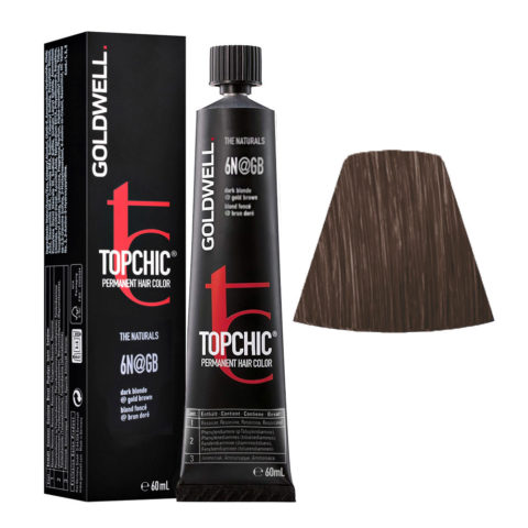 6N@GB Dark blonde elumenated gold brown Goldwell Topchic Elumenated naturals tb 60ml