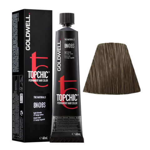 8N@BS Light blonde elumenated beige silver Goldwell Topchic Elumenated naturals tb 60ml