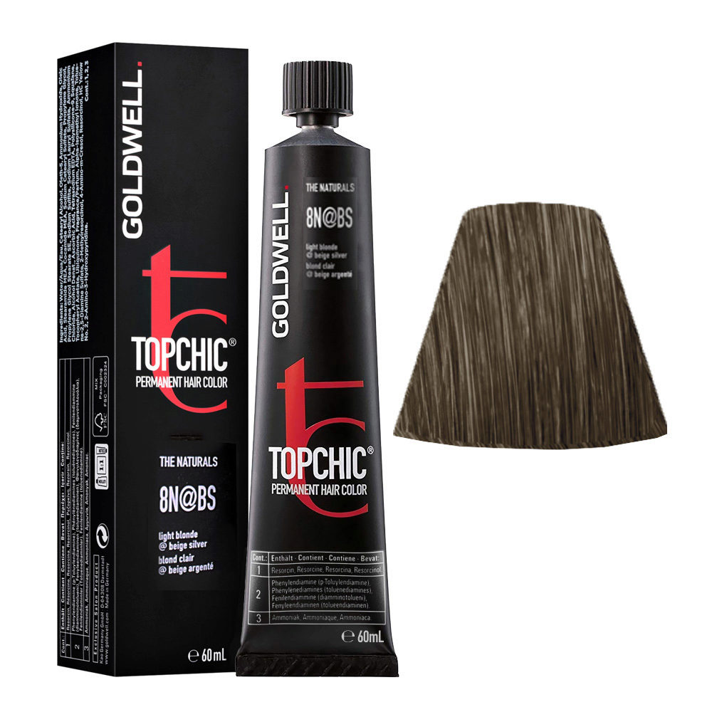 8N@BS Light blonde elumenated beige silver Goldwell Topchic Elumenated naturals tb 60ml