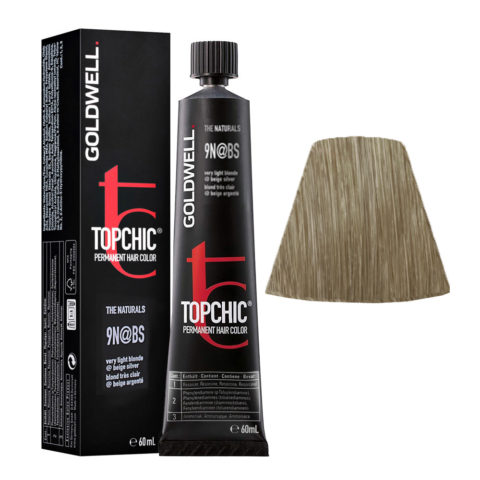 9N@BS Very light blonde elumenated beige silver Goldwell Topchic Elumenated naturals tb 60ml