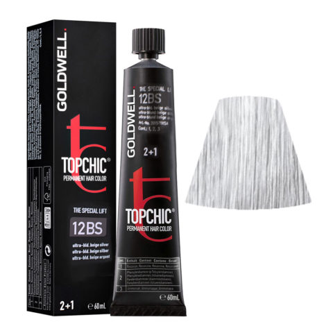 12BS Ultra blonde beige silver Goldwell Topchic Special lift tb 60ml