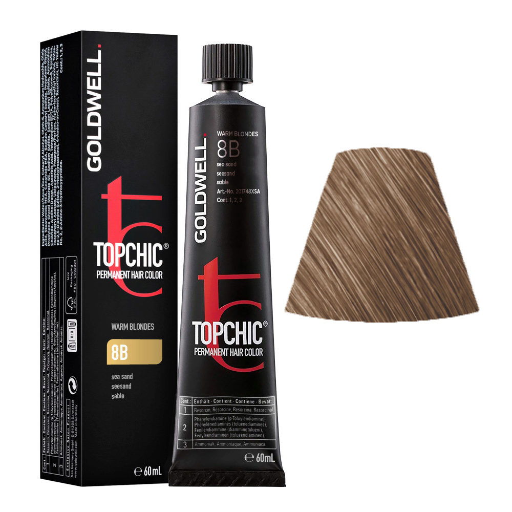 8B Seasand Goldwell Topchic Warm blondes tb 60ml