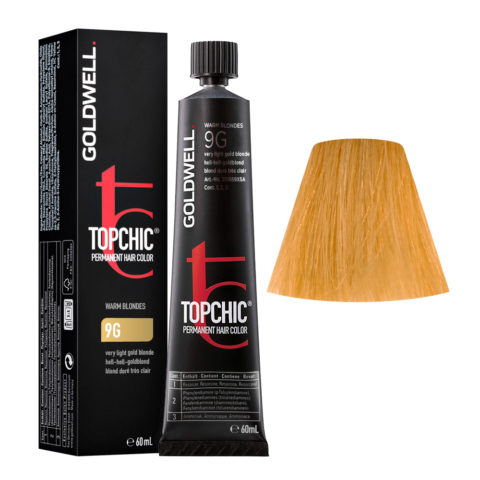 9G Very light gold blonde Goldwell Topchic Warm blondes tb 60ml