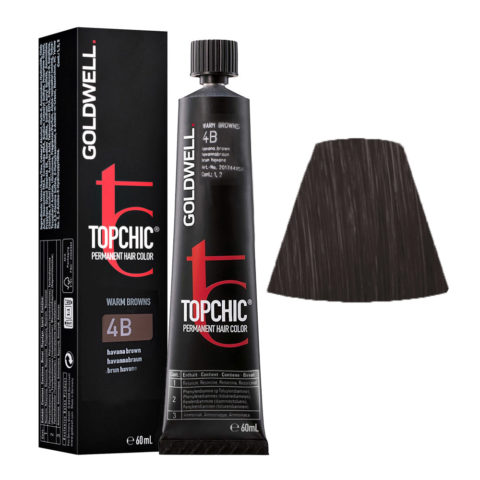 4B Havana brown Goldwell Topchic Warm browns tb 60ml