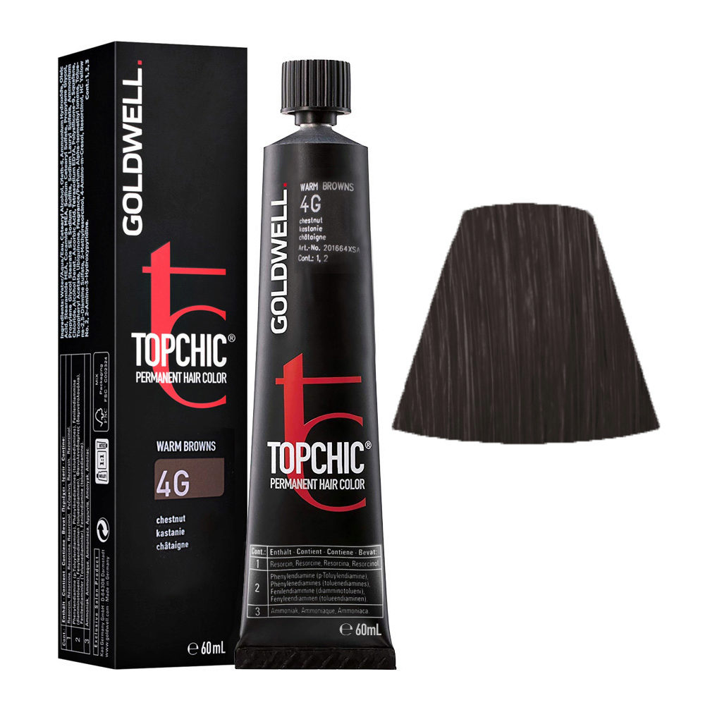 4G Chestnut Goldwell Topchic Warm browns tb 60ml