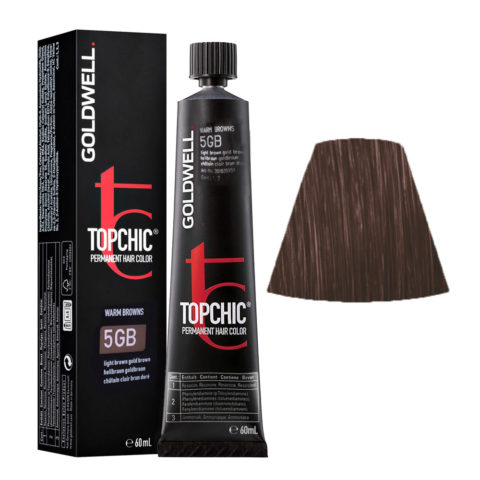 5GB Light brown gold brown Goldwell Topchic Warm browns tb 60ml