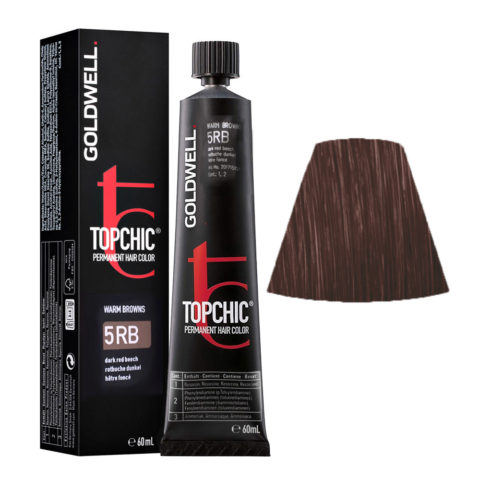 5RB Dark red beech Goldwell Topchic Warm browns tb 60ml