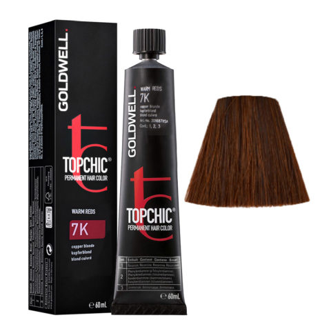 7K Copper blonde Goldwell Topchic Warm reds tb 60ml