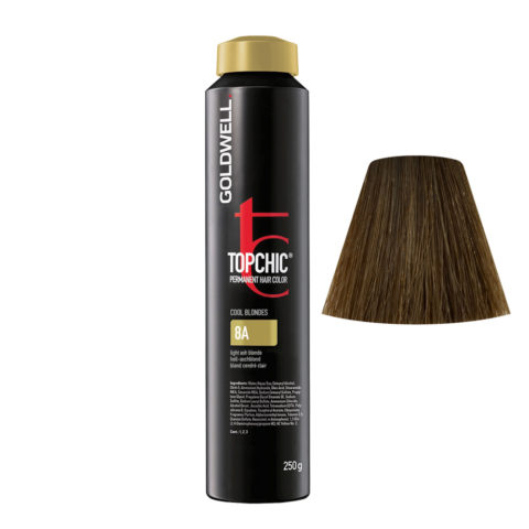 8A Light ash blonde Goldwell Topchic Cool blondes can 250gr