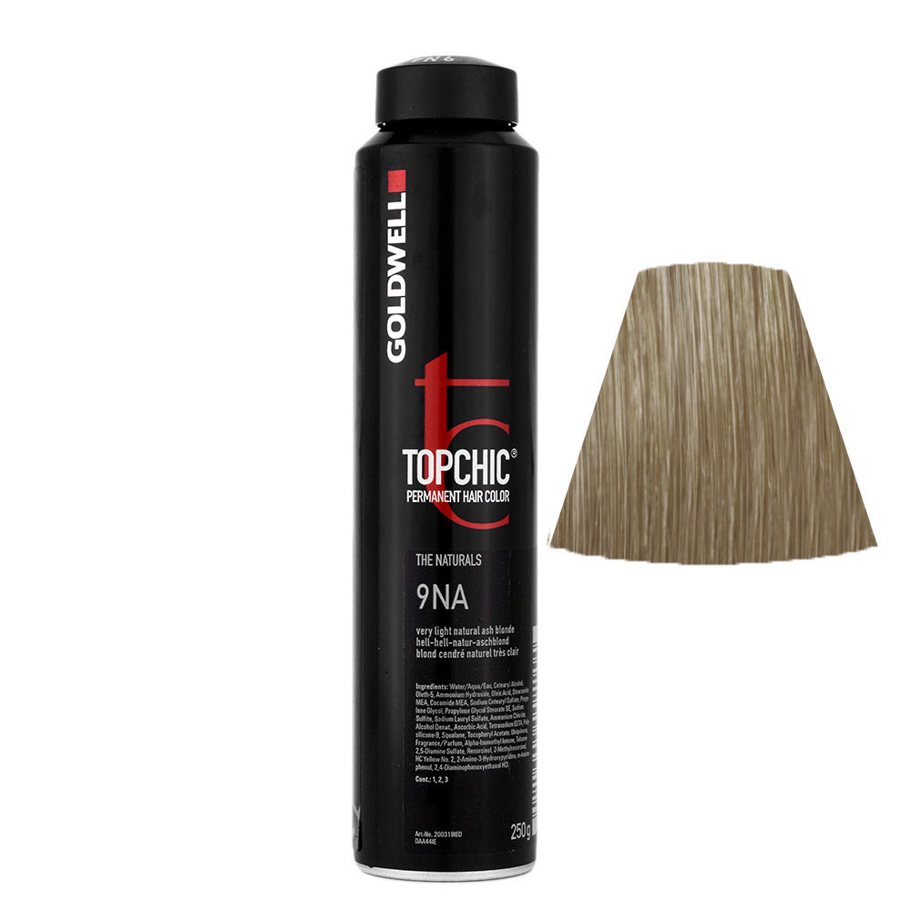 9NA Very light natural ash blonde Goldwell Topchic Naturals can 250gr