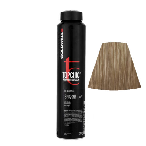 8N@GB Light blonde elumenated gold beige Goldwell Topchic Elumenated naturals can 250gr