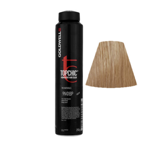 9N@BP Very light blonde elumenated beige pearl Goldwell Topchic Elumenated naturals can 250gr