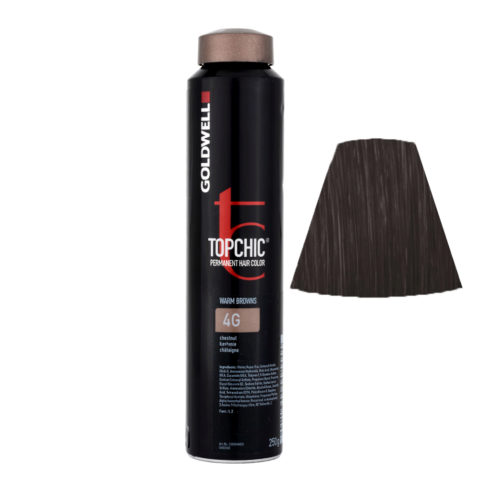 4G Chestnut Goldwell Topchic Warm browns can 250gr