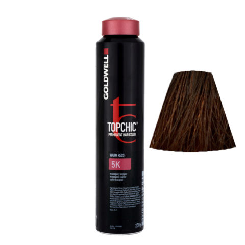5K Mahogany copper Goldwell Topchic Warm reds can 250gr