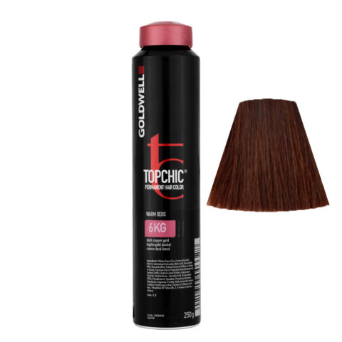 6KG Dark copper gold Goldwell Topchic Warm reds can 250gr