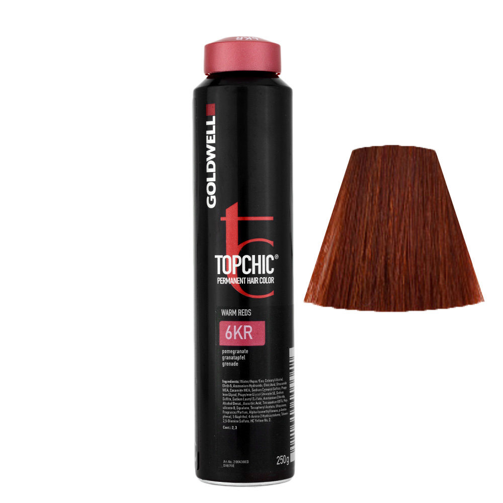 6KR Pomegranate Goldwell Topchic Warm reds can 250gr | Hair Gallery