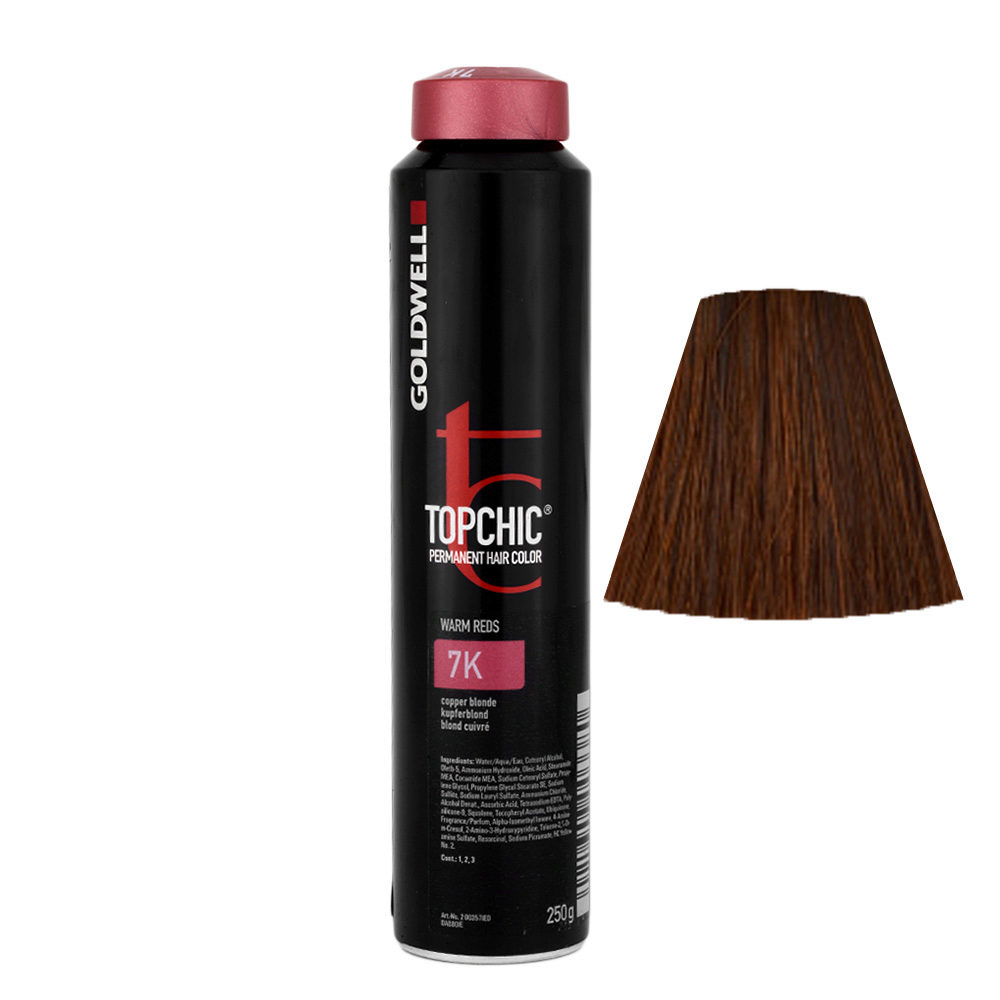 7K Copper blonde Goldwell Topchic Warm reds can 250gr