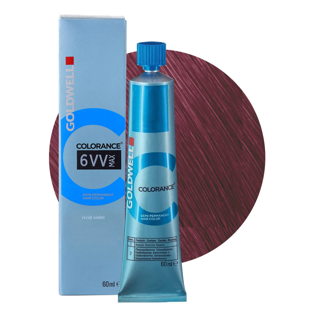 6VV MAX Bright Violet Goldwell Colorance Cool reds tb 60ml