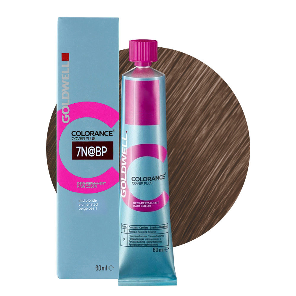 7NBP mid blonde elumenated beige pearl Goldwell Colorance