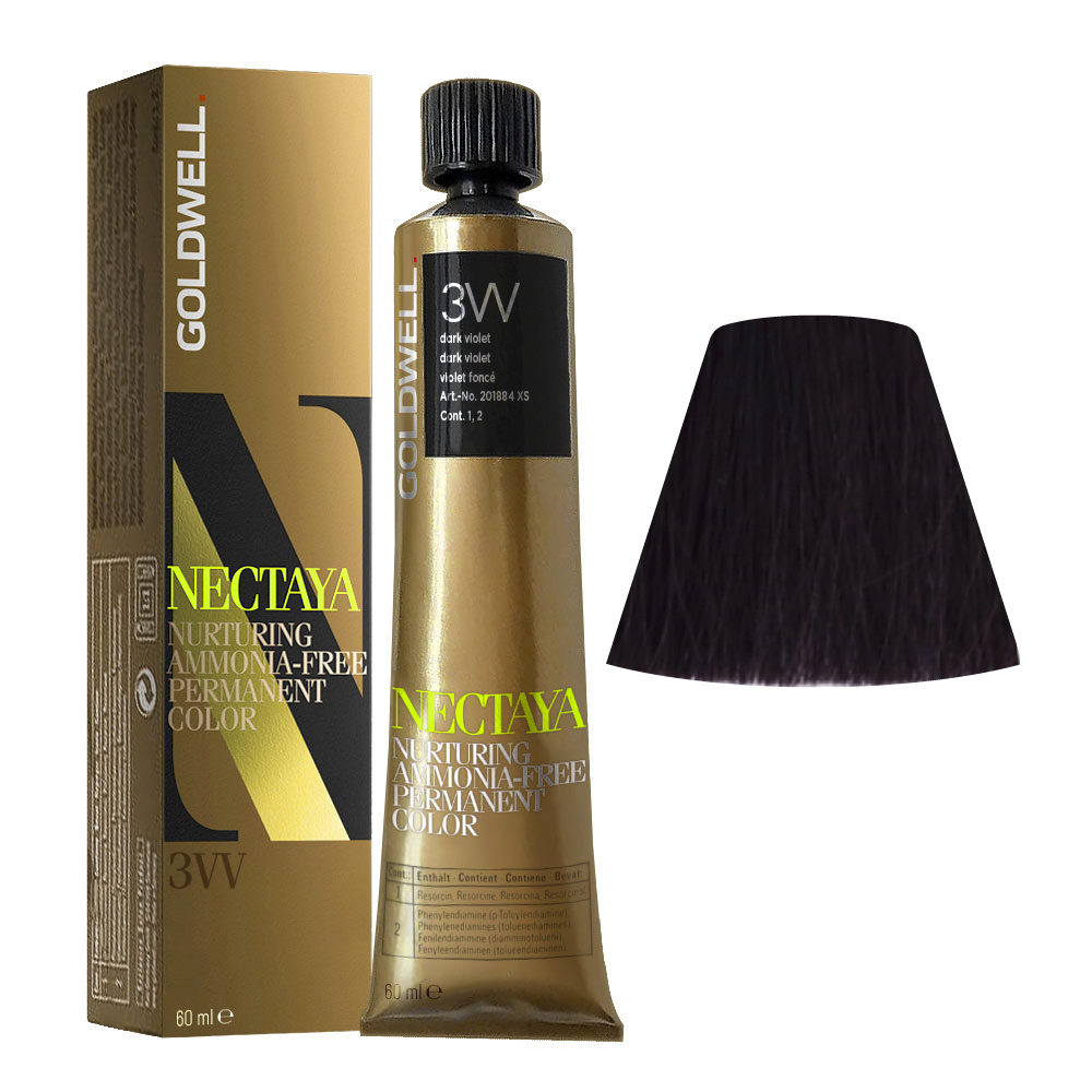 3VV Dark violet Goldwell Nectaya Cool reds tb 60ml