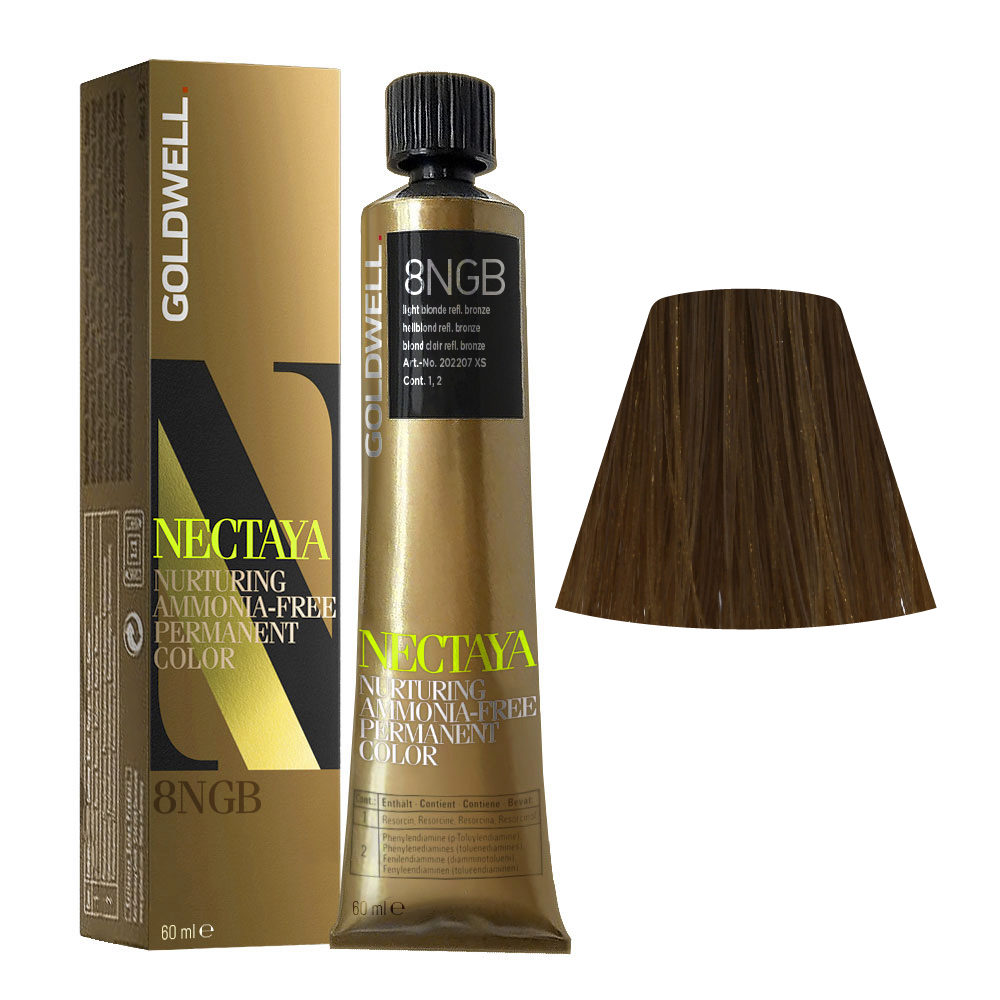 8NGB Light blonde reflecting bronze Goldwell Nectaya Enriched naturals tb 60ml