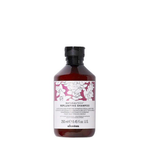 Davines Naturaltech Replumping Shampoo 250ml - elasticizing and hydrating shampoo