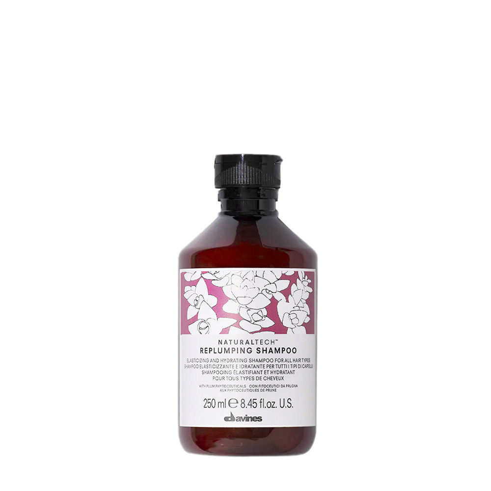 Davines Naturaltech Replumping Shampoo 250ml - elasticizing and hydrating shampoo