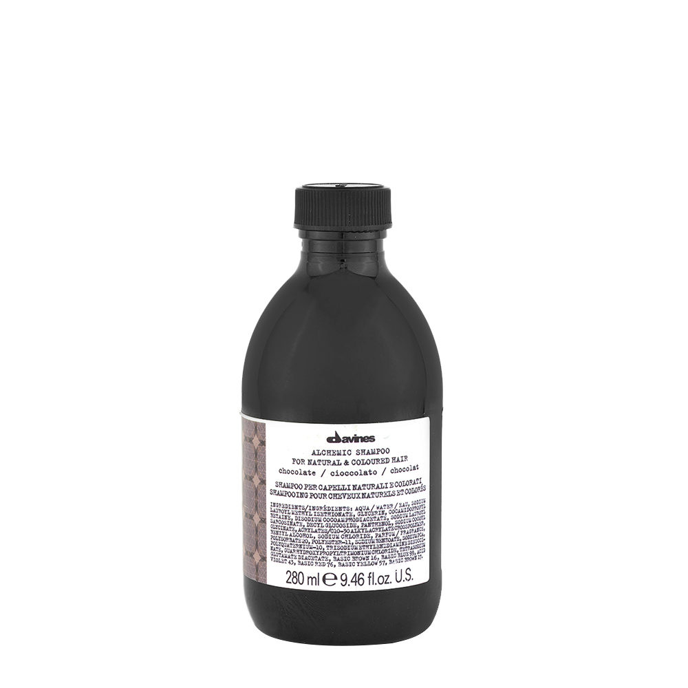 Davines Alchemic Shampoo Chocolate 280ml - Shampoo For Black Hair