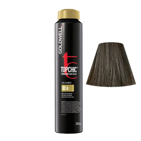 8CA Light cool ash blonde Goldwell Topchic Cool blondes can 250gr