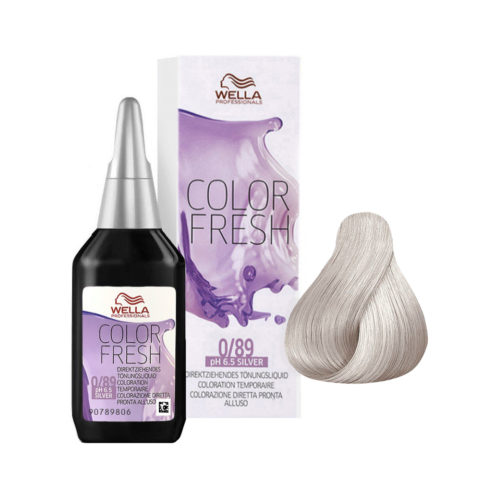 Wella Color Fresh Silver 0/89 Cendrè Pearl 75ml  -  conditioning colour enhancer without ammonia
