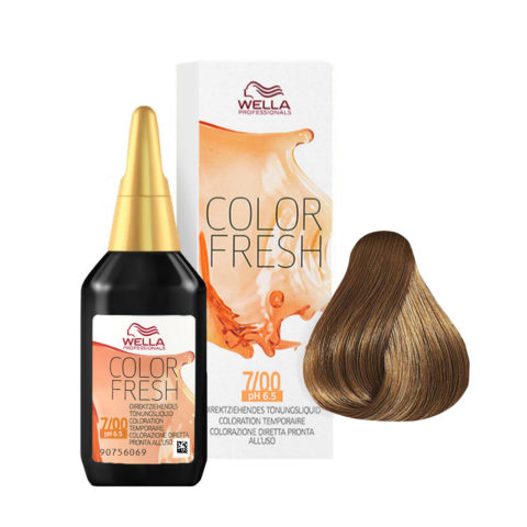 Wella Color Fresh 7/00 Medium Natural Blonde 75ml  - conditioning colour enhancer without ammonia