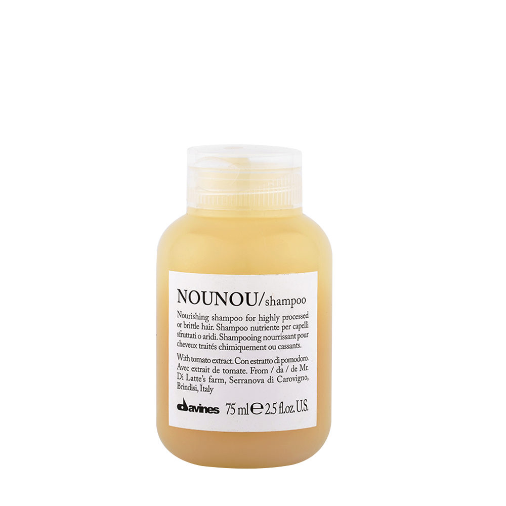 Davines Essential HairCare Nounou Shampoo 75ml  - nourishing shampoo for damaged or dry hair