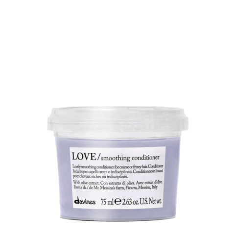 Davines Essential HairCare Love Smoothing Conditioner 75ml - smoothing conditioner for unruly hair
