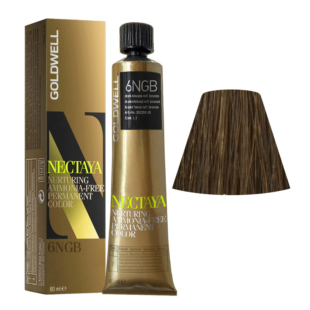 6NGB Dark Blonde Reflecting Bronze Goldwell Nectaya Enriched Naturals tb 60ml