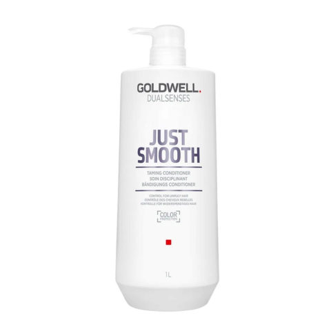 Goldwell Dualsenses Just Smooth Taming Conditioner 1000ml - disciplining conditioner for unruly and frizzy hair