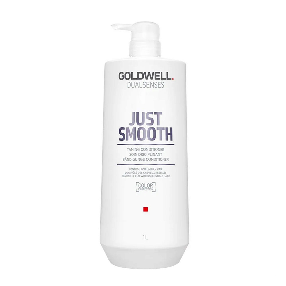 Goldwell Dualsenses Just Smooth Taming Conditioner 1000ml - disciplining conditioner for unruly and frizzy hair