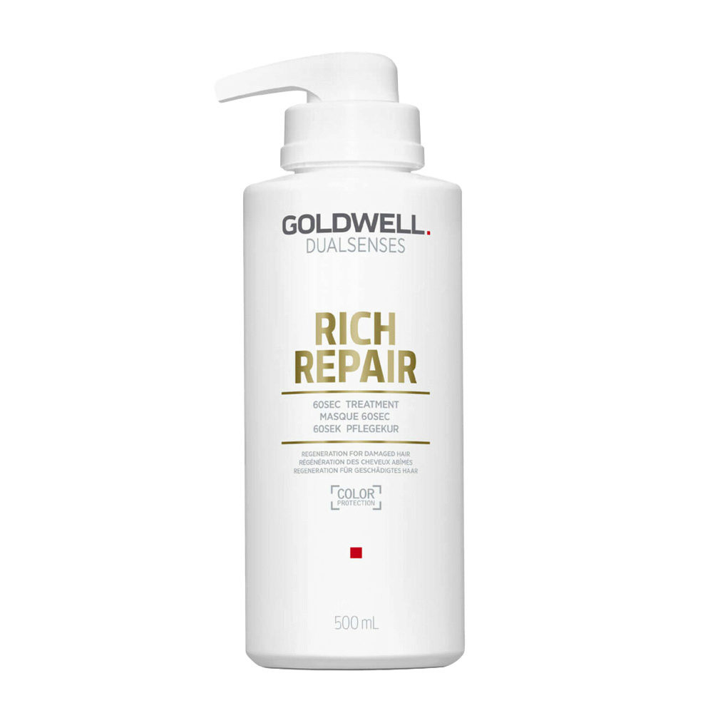 Goldwell Dualsenses Rich Repair Restoring 60Sec Treatment 500ml - treatment for dry or damaged hair