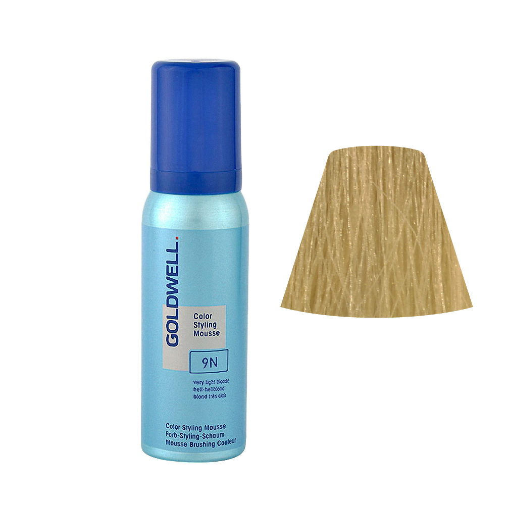 9N Very Light Natural Blonde Goldwell Color Styling Mousse 75ml