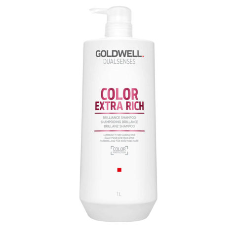 Goldwell Dualsenses Color Extra Rich Brilliance Shampoo 1000ml - illuminating shampoo for thick or very thick hair
